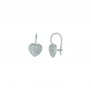 Picture of Diamond heart earrings