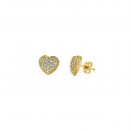 Picture of Diamond heart earrings