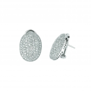 Picture of Diamond oval shape earrings