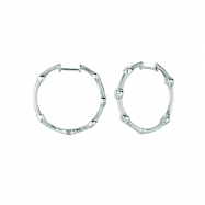 Picture of Diamond hoop earrings
