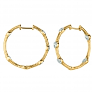 Picture of Diamond hoop earrings