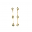 Diamond drop earrings