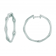 Picture of Diamond hoops earrings