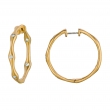 Diamond hoops earrings