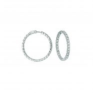 Picture of 15 Pointer hoop earrings/patented snap lock