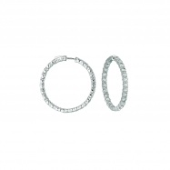 Picture of 15 Pointer hoop earrings/patented snap lock