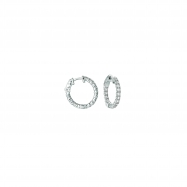 Picture of 5 Pointer hoop earrings/patented snap lock
