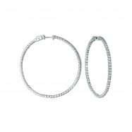 Picture of 5 Pointer hoop earrings/patented snap lock