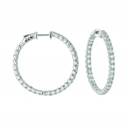 Picture of 7 Pointer hoop earrings/patented snap lock