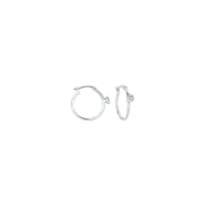 Picture of Diamond hoop earrings