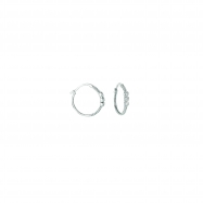 Picture of Diamond hoop earrings