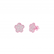 Picture of Diamond flower earrings