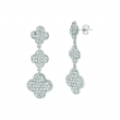 Diamond drop earrings