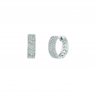 Picture of Diamond hoop earrings