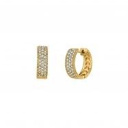 Picture of Diamond hoop earrings
