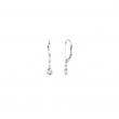Diamond bezel set earrings