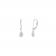 Diamond bezel set earrings