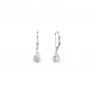 Picture of Diamond bezel set earrings