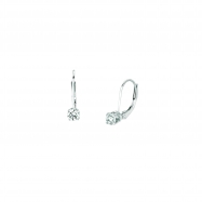 Picture of 25 pointer each diamond earrings