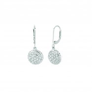 Picture of Diamond round earrings