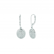 Picture of Diamond oval earrings