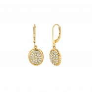 Picture of Diamond oval earrings