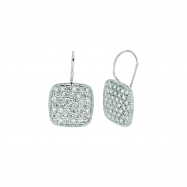 Picture of Diamond square shape earrings