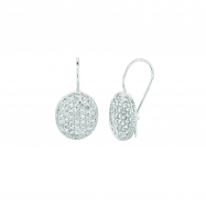 Picture of Diamond oval shape earrings