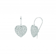 Picture of Diamond heart earrings