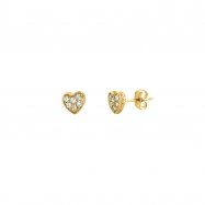 Picture of Diamond heart earrings