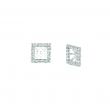 8mm square diamond earring jackets