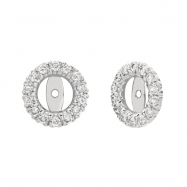 Picture of 7mm diamond earring jackets