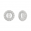 7mm diamond earring jackets