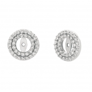 Picture of 7mm diamond earring jackets