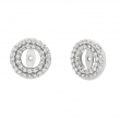 7mm diamond earring jackets