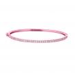 Diamond Bangle, 14K Pink Gold