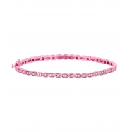 Picture of Diamond Marquise & square shape bangle