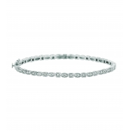 Picture of Diamond Marquise & square shape bangle