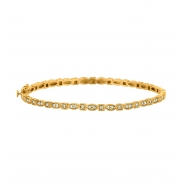 Picture of Diamond Marquise & square shape bangle