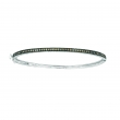Champagne diamond milgrain bangle