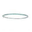 Champagne diamond milgrain bangle