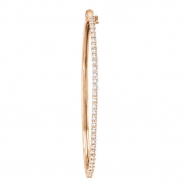 Picture of Pink gold diamond bangle