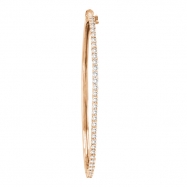 Picture of Pink gold diamond bangle