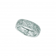 Picture of Diamond Eternity Band, 14K White Gold Ring