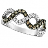 Picture of Champagne Diamond Swirl Ring