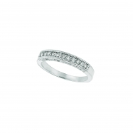 Picture of Diamond Stackable Ring, 14K White Gold Band
