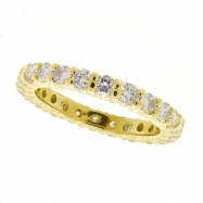 Picture of Yellow gold eternity diamond ring
