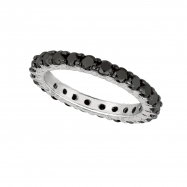 Picture of Black diamond eternity band