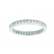 Picture of Princess cut eternity diamond ring