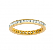 Picture of Princess cut eternity diamond ring